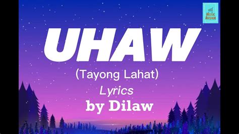 uhaw dilaw lyrics.
